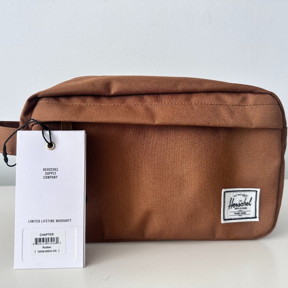 Herschel Supply Company, Chapter Travel Kit, 5L, brown/orange